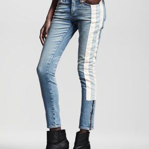 Rag & Bone Skinny Racer Relay Jeans  Size 29